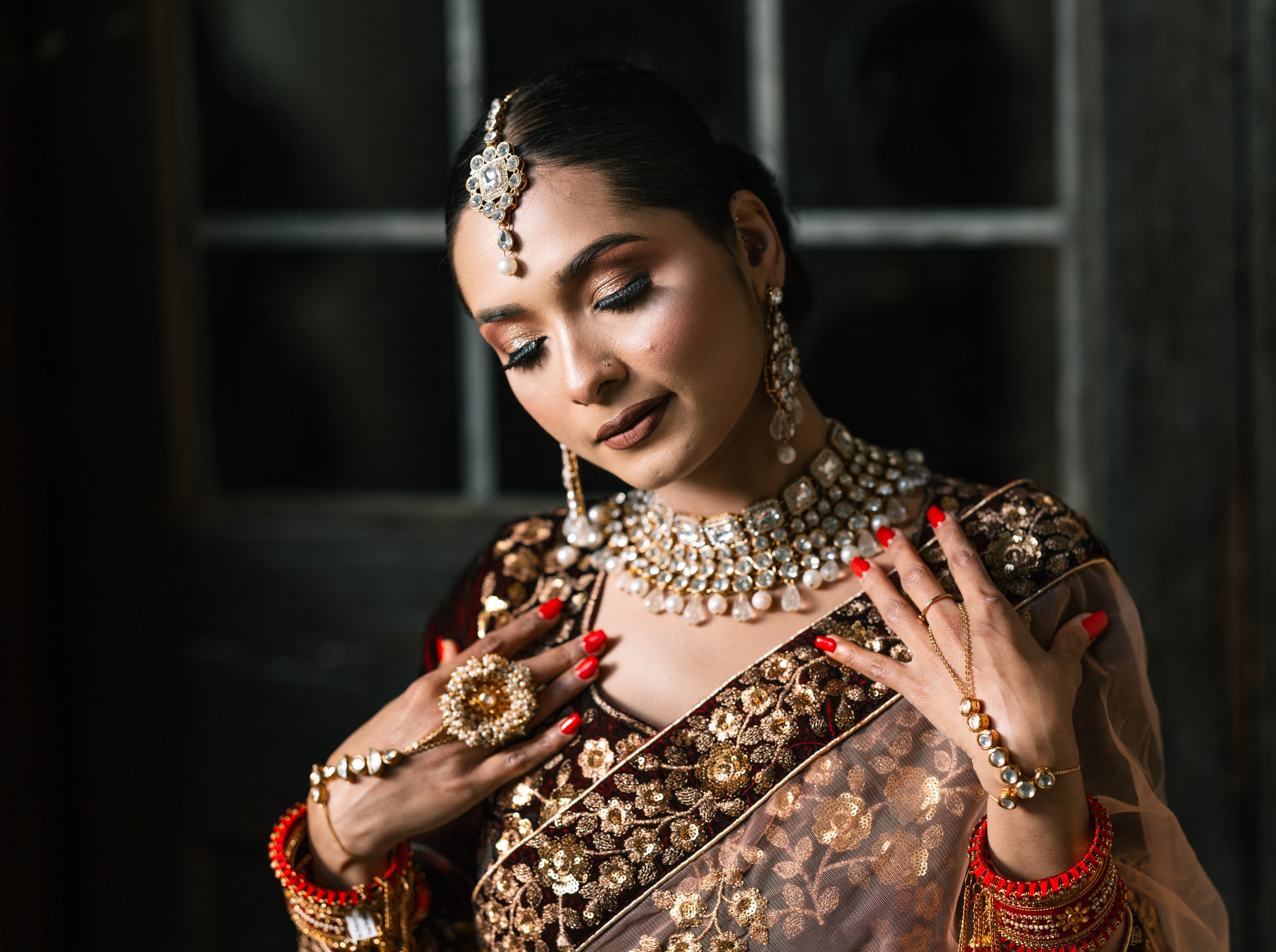 Bridal portrait by The Gotham Studio